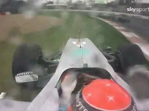 Sachumacher'in aracından start-trformula1.com