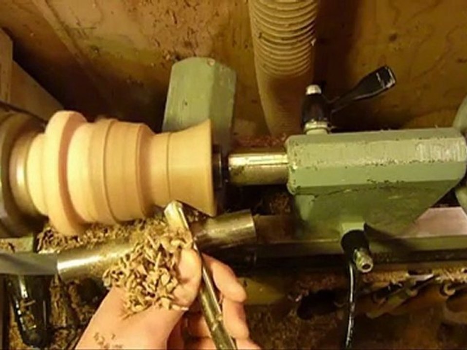 woodworking turning a minature bird house