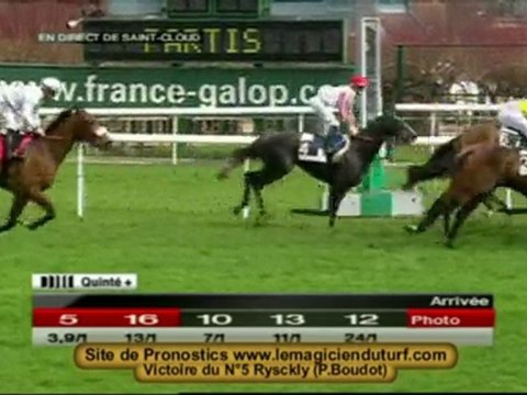 vidéo Quinté a Saint-Cloud PRIX DES PAYS DE LA LOIRE