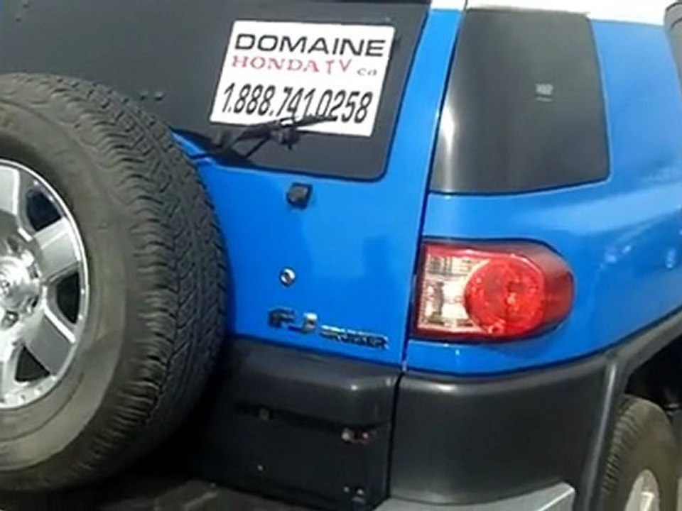 VUS usages 2007 Toyota FJ occasion Domaine Honda Montreal