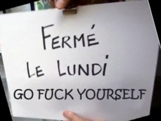 Les Trucs qui Gonflent #03 - Les commerces fermés le lundi