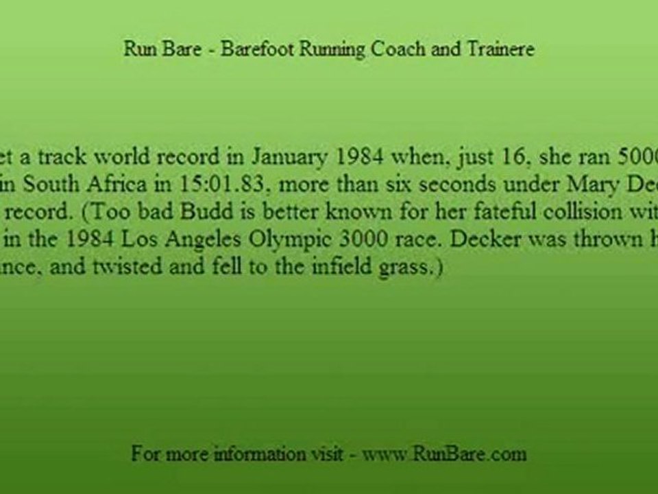 Should You Run Barefoot, Part 1