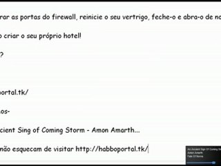 Habbo Portal . Tk  -  Liberando portas no firewall