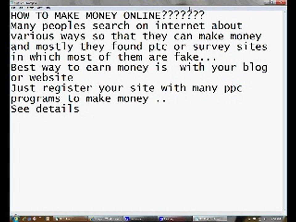 Make Money Online