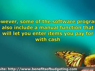 Budget Software:The advantages of Using It