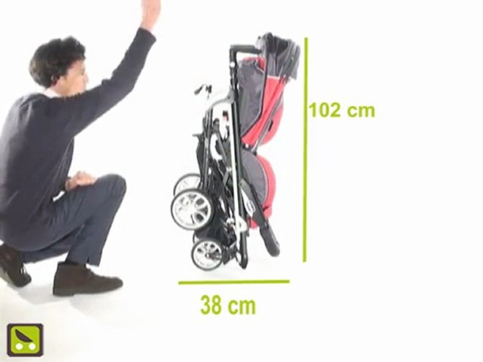 Poussette Magazine : Pliage de la Chicco Trio Living