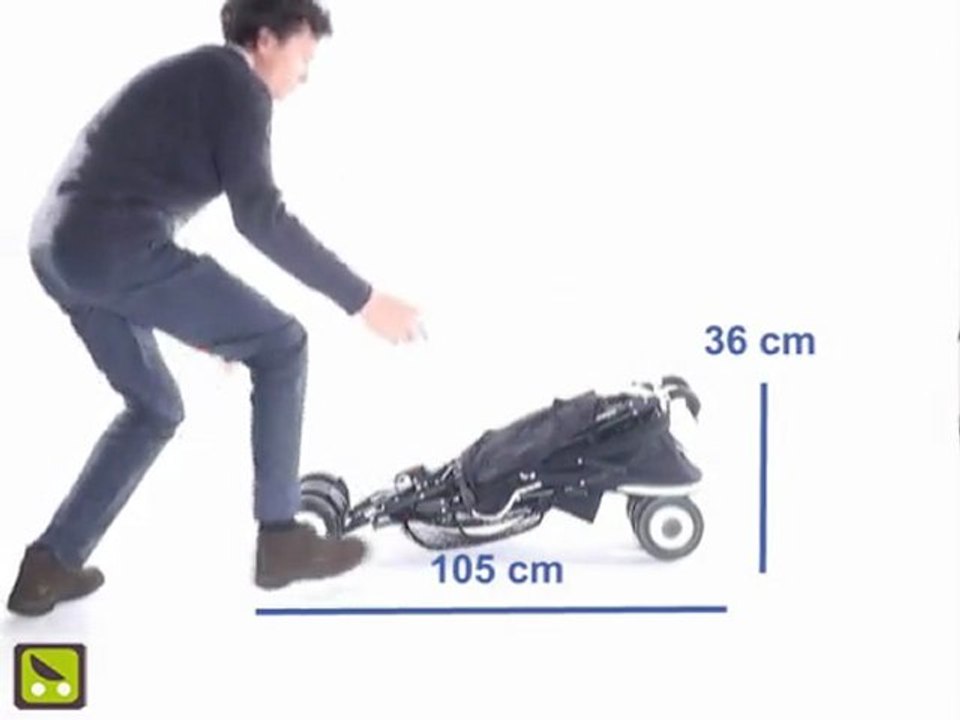 Poussette Magazine : Pliage de la MacLaren Techno XT