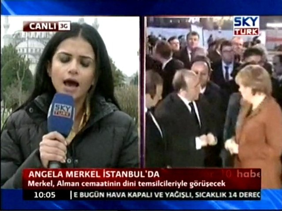 Angela Merkel İstanbul'da