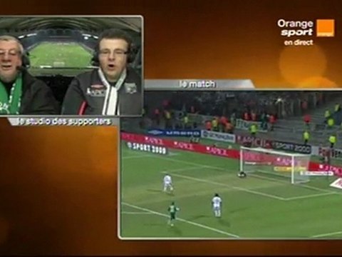 Studio des supporters Lyon / St-Etienne