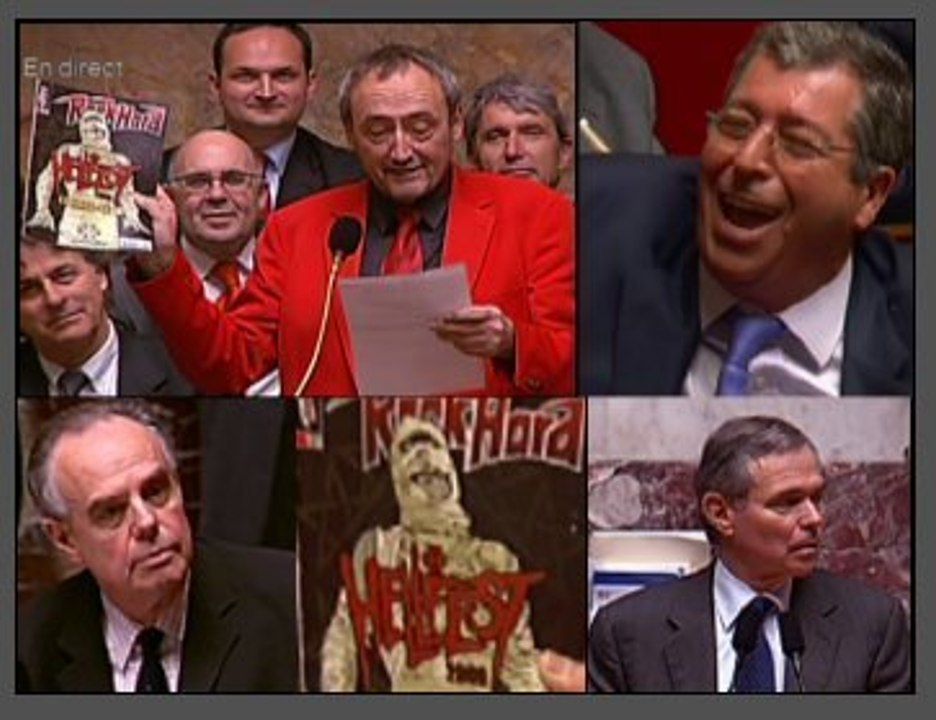 Quand le rock métal met le feu à l'Assemblée