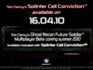 Splinter Cell Conviction - Trailer de lancement