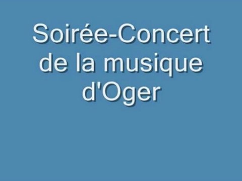 Concert de la musique d'Oger du 27 mars 2010