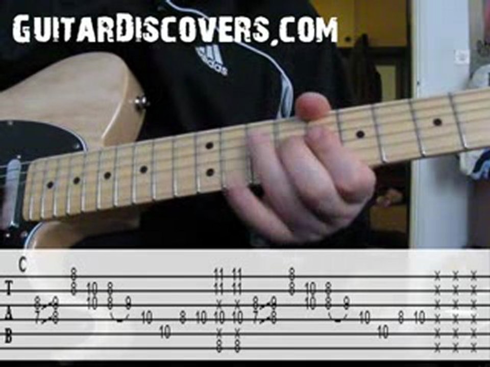 Blues Guitar Riff in C