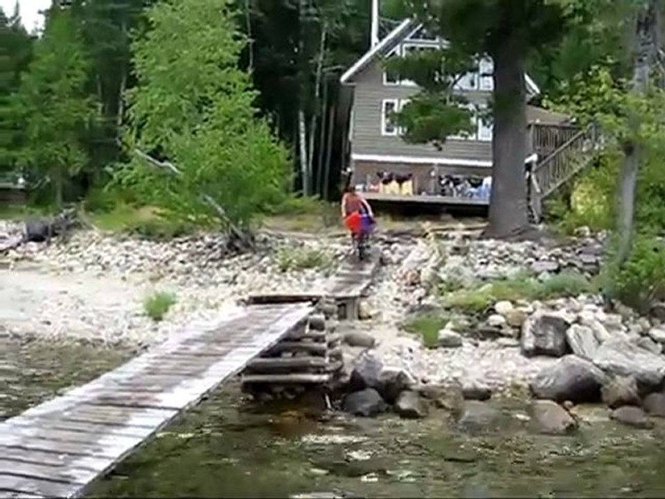 Enorme chute en vélo