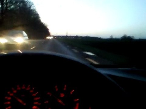 balade le soir en cabriolet bmw e36