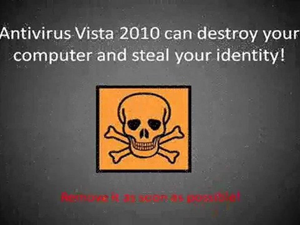 How To Remove Antivirus Vista 2010 -Antivirus Vista 2010 Rem