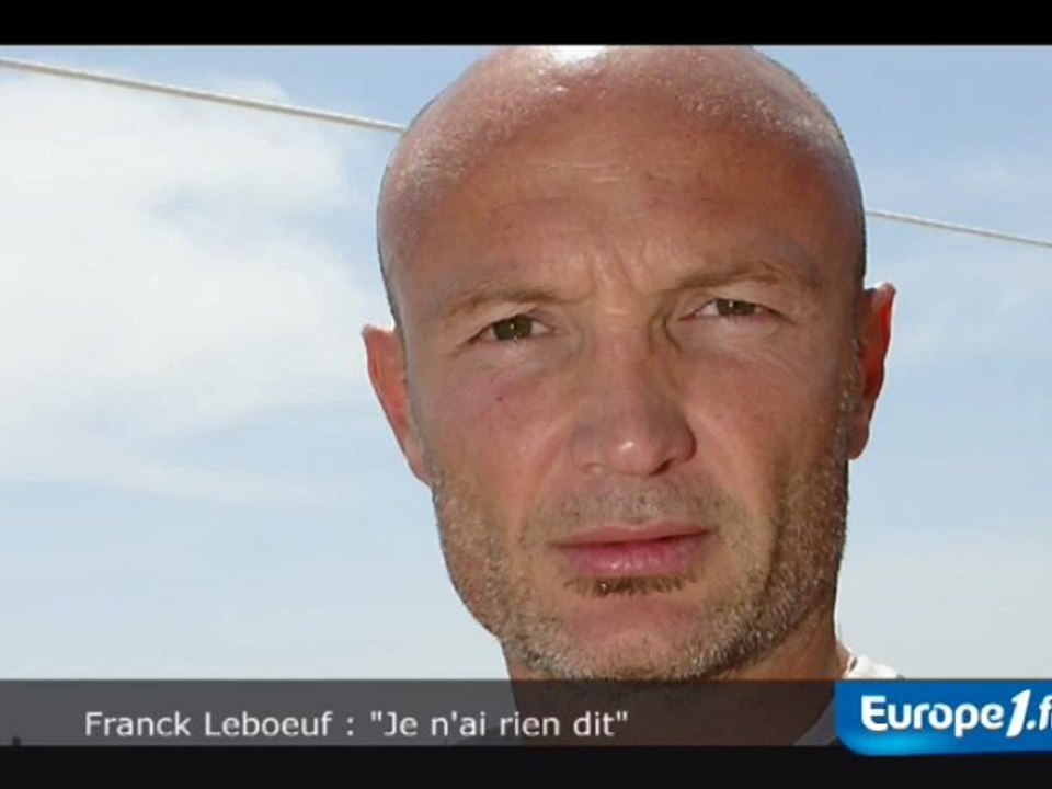 EXCLU - Leboeuf : "Pas de buzz"