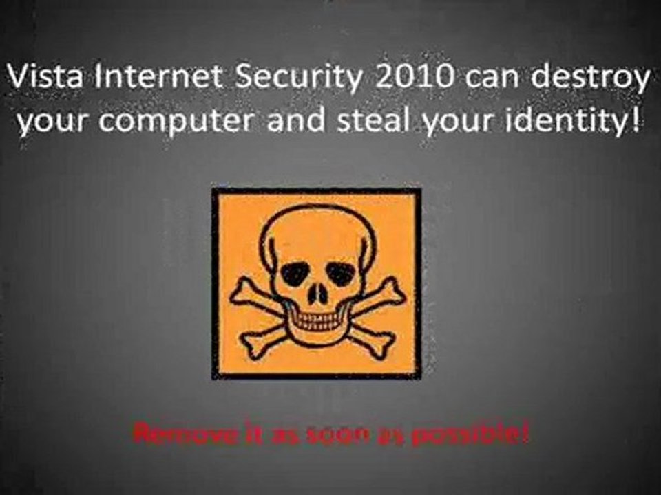 Remove Vista Internet Security 2010 EASILY - A Quick Vista I