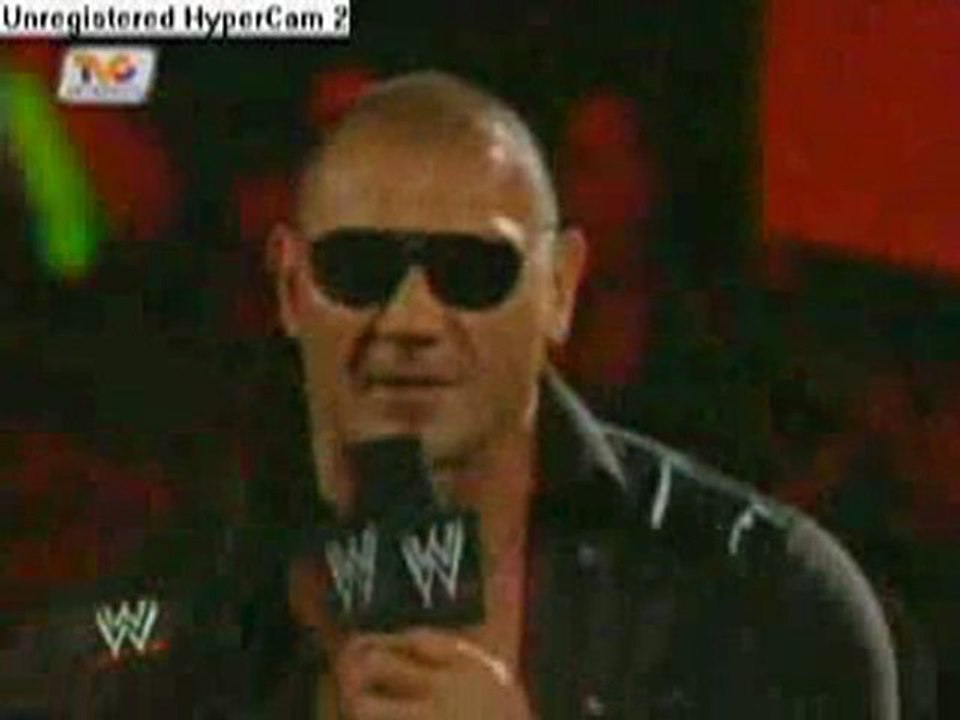 RAW 29/Marzo/2010 - Swagger & Batista vs Cena & Orton 1/4