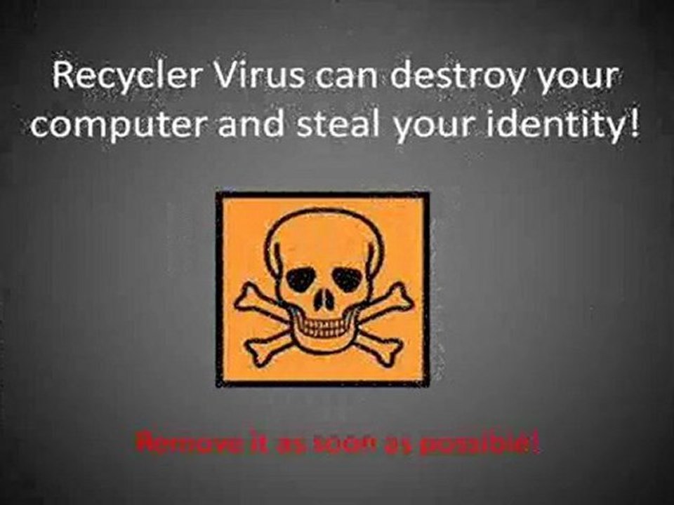 Remove Recycler Virus EASILY - A Quick Recycler Virus Remova
