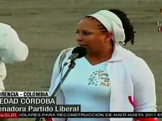 Piedad Córdoba da detalles de la liberación de Moncayo