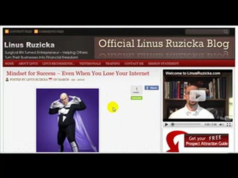 Mindset for Success – Even When You Lose The Internet