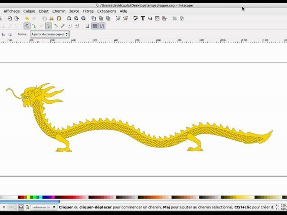 Créer le corps d'un dragon avec ecaille (part1)