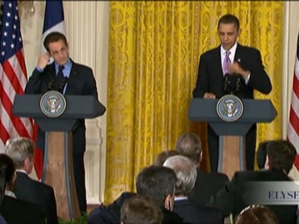 Conférence de presse conjointe des deux chefs d'Etat