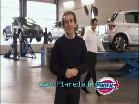 Pub pneus Profil Plus (avec Alain Prost)