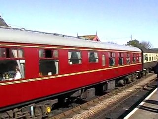 steam 9F no 92203 back prince at blue anchor on 26/03/2010