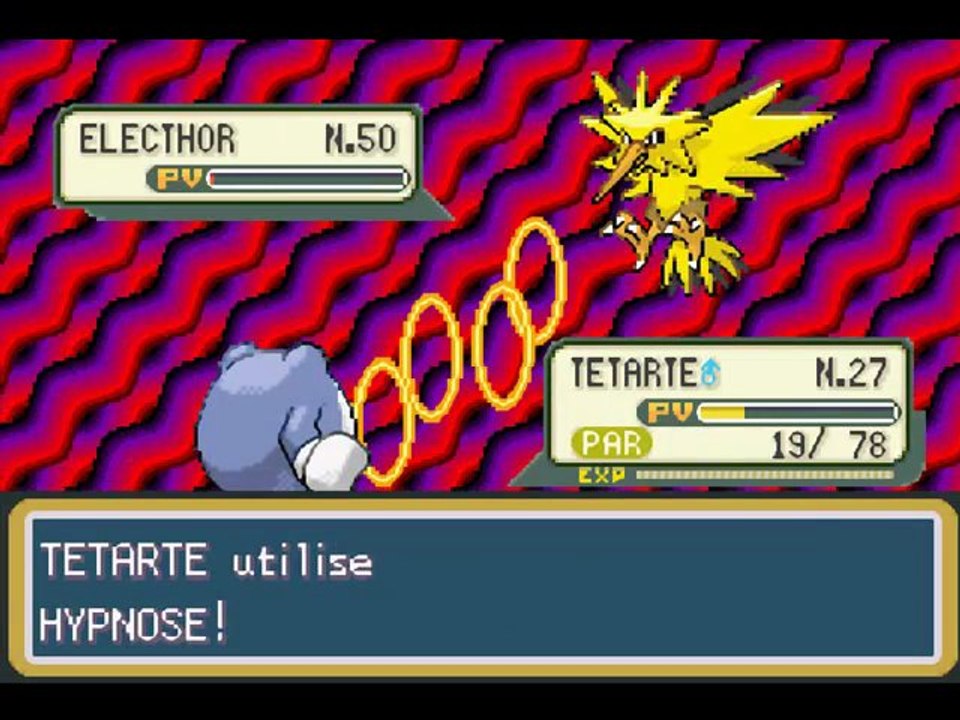 pokemon rouge feu 27 les 3 oiseaux légendaire