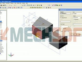 SolidWorks’e Avantajlı Alternatf_Alibre_Extrude Boss ve Cut