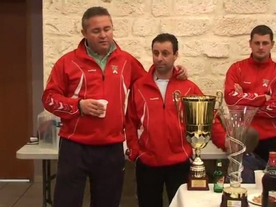 Florensac Champion d'Europe de Tambourin en salle 2009