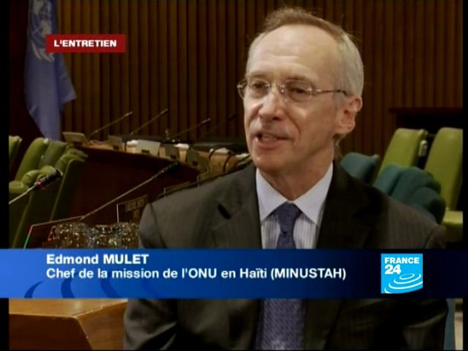 Edmond MULET, chef de la mission de l'ONU en Haïti (MINUSTAH