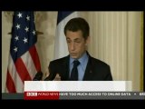 Obama and Sarkozy push sanctions on Iran