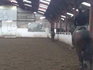 mon balou et sandy" ca c est un bon cheval de 6 ans"