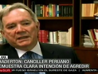 Roy Chaderton rechaza declaraciones de canciller peruano