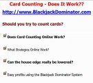 Card Counting - Does It Work Playing Blackjack?