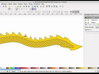 Créer le corps d'un dragon : la queue (part3)