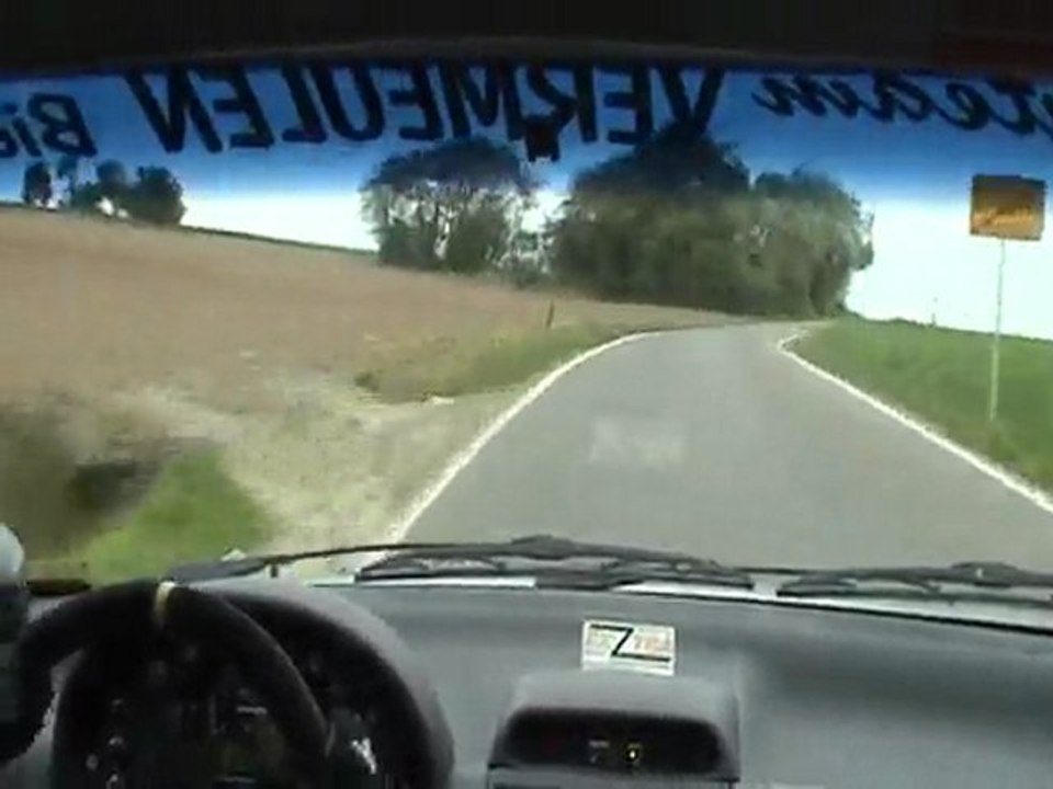 Onboard rallye de Wallonie Corsa Kit-car (Kristof Vermeulen)