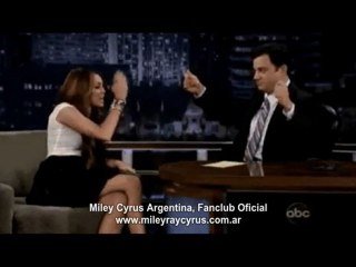 Miley Cyrus - Jimmy Kimmel Live Interview - Part 2