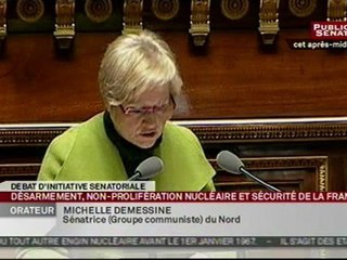 SEANCE,Débat sur le désarmement et la non-prolifération nucléaire
