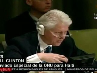 Enviado por ONU, Bill Clinton coordinará ayuda para Haití