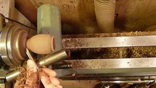 Woodworking Turning a birdhouse on the lathe