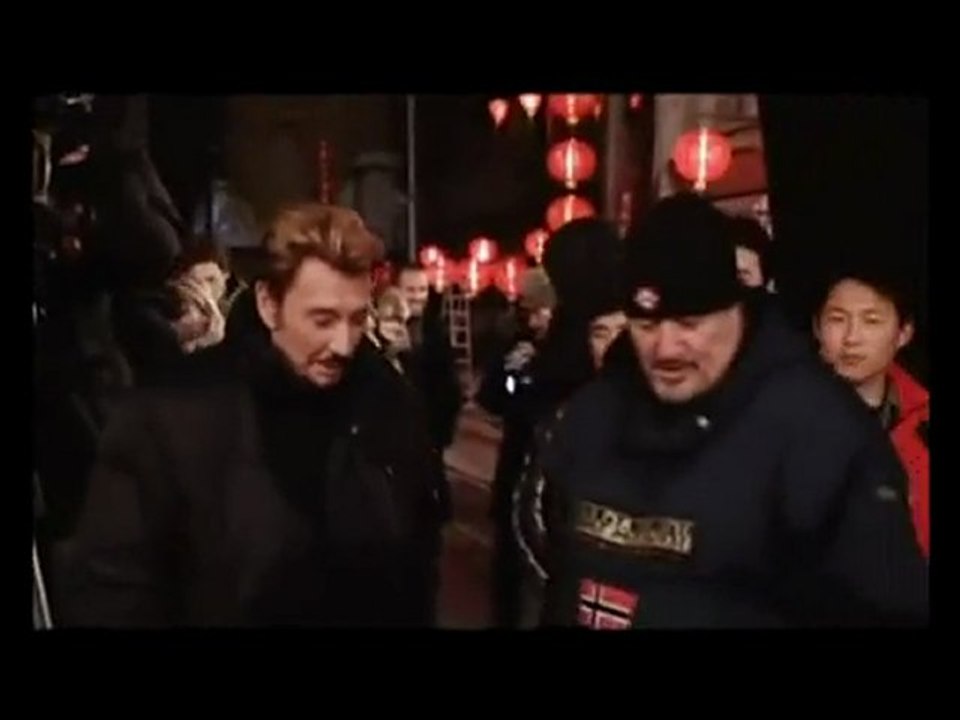 johnny hallyday janvier 2009 making of la malette