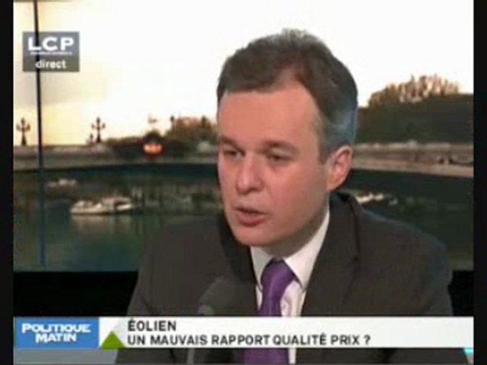 François de Rugy sur les éoliennes 2/2 (LCP - 31/03/2010)