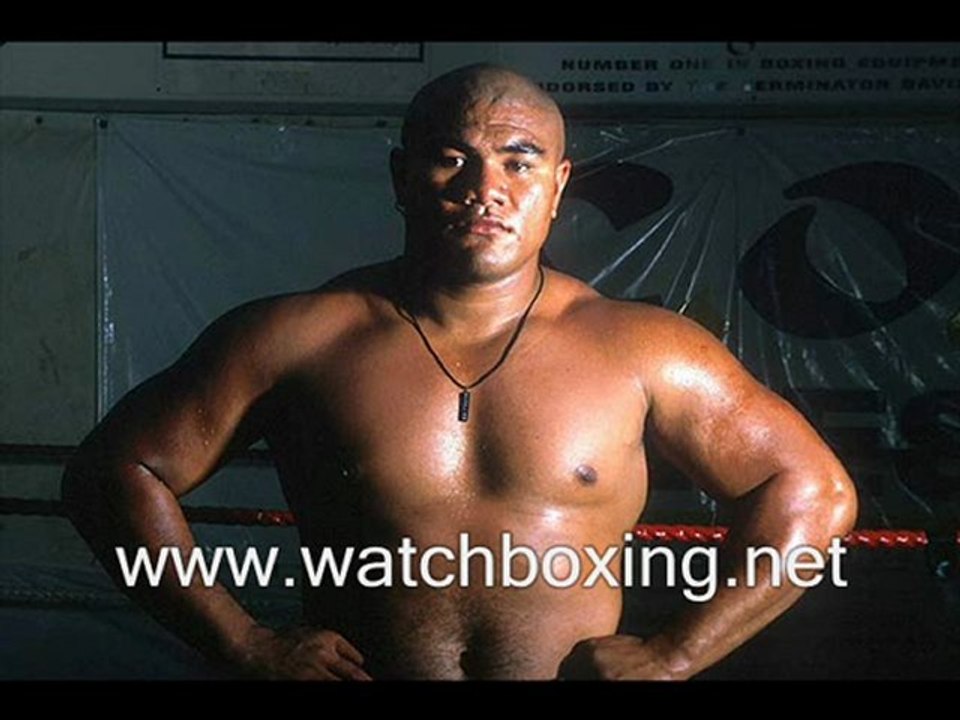 watch David Tua vs Friday Ahunanya Boxing live Mar