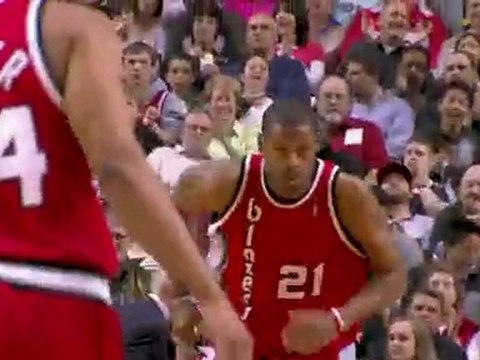 Marcus Camby talks about the Blazers clinching a playoff spo