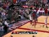 Andre Miller makes a nice pass to Martell Webster for the al