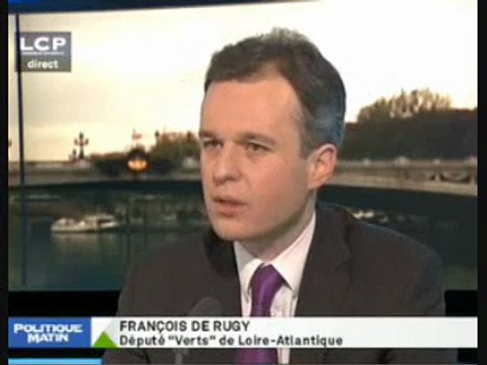 François de Rugy sur les éoliennes 1/2 (LCP - 31/03/2010)